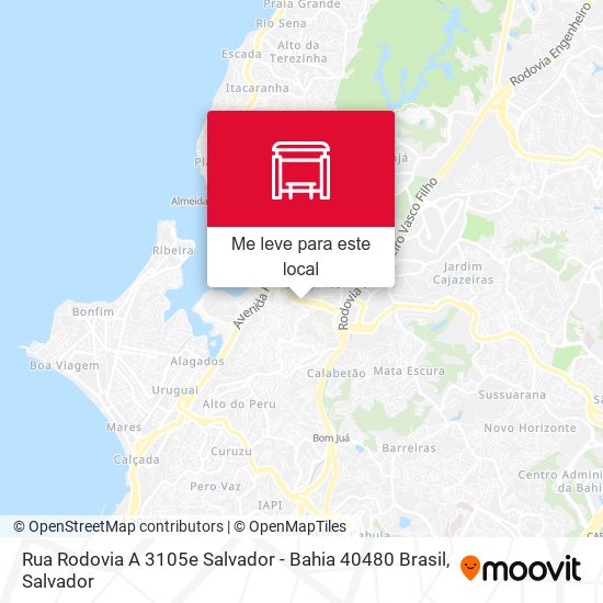 Rua Rodovia A 3105e Salvador - Bahia 40480 Brasil mapa