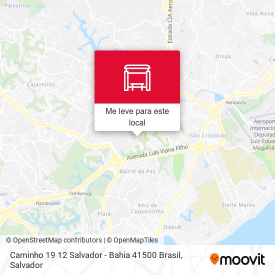 Caminho 19 12 Salvador - Bahia 41500 Brasil mapa