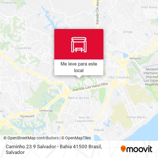 Caminho 23 9 Salvador - Bahia 41500 Brasil mapa