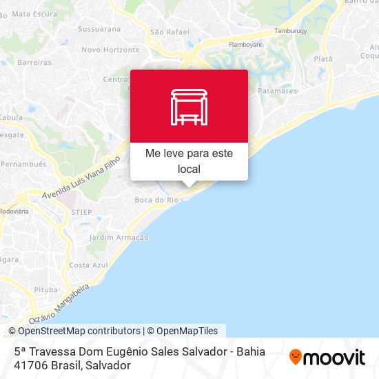 5ª Travessa Dom Eugênio Sales Salvador - Bahia 41706 Brasil mapa