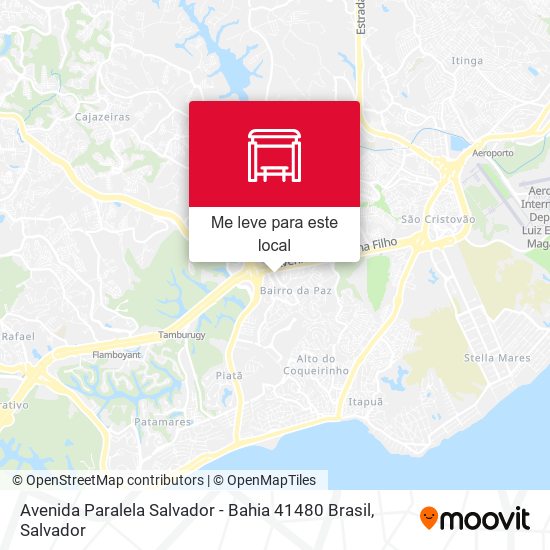 Avenida Paralela Salvador - Bahia 41480 Brasil mapa