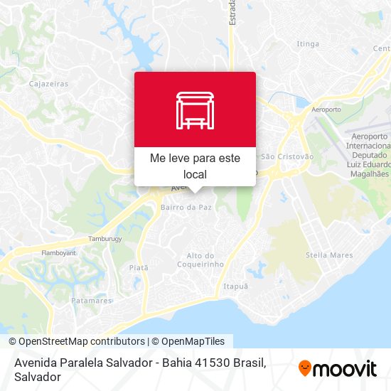 Avenida Paralela Salvador - Bahia 41530 Brasil mapa