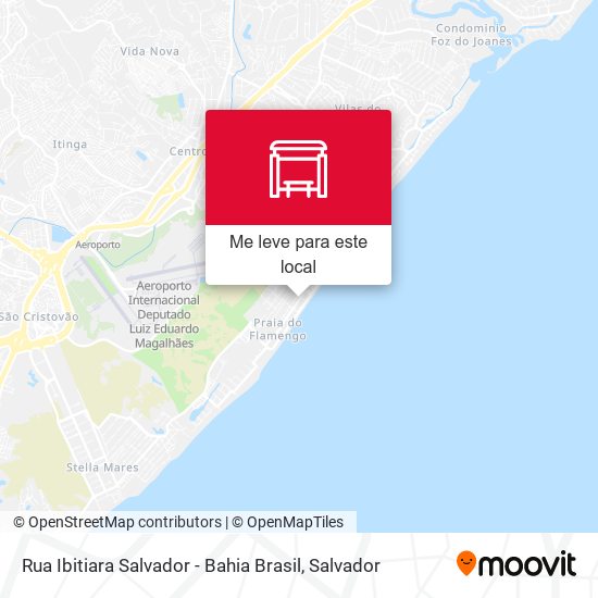 Rua Ibitiara Salvador - Bahia Brasil mapa