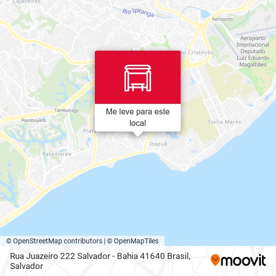 Rua Juazeiro 222 Salvador - Bahia 41640 Brasil mapa