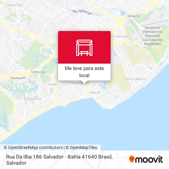 Rua Da Ilha 186 Salvador - Bahia 41640 Brasil mapa