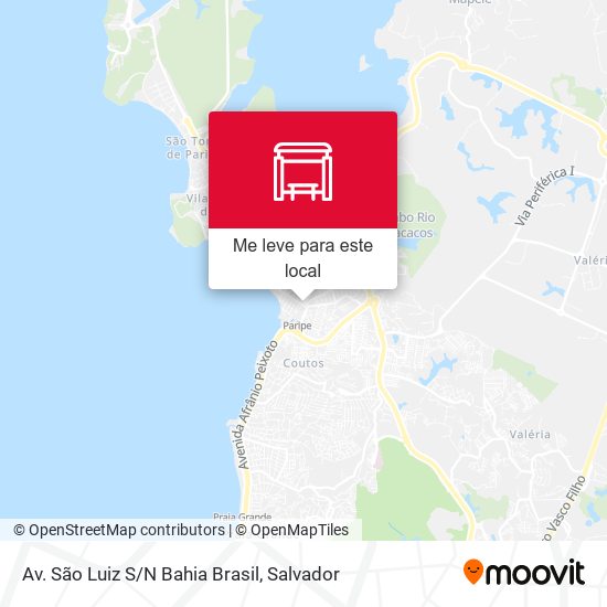 Av. São Luiz S/N Bahia Brasil mapa