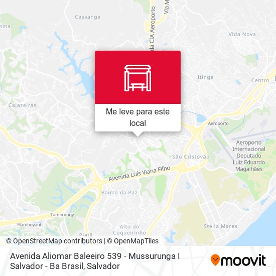 Avenida Aliomar Baleeiro 539 - Mussurunga I Salvador - Ba Brasil mapa