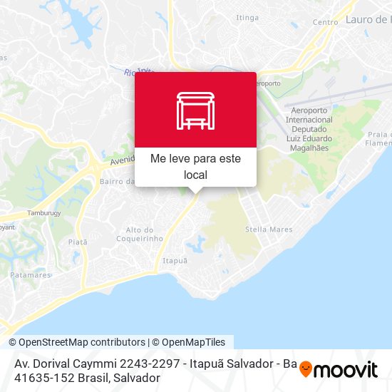 Av. Dorival Caymmi 2243-2297 - Itapuã Salvador - Ba 41635-152 Brasil mapa