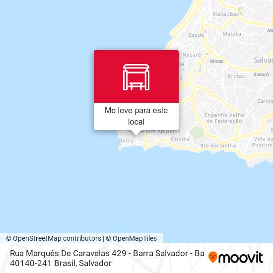 Rua Marquês De Caravelas 429 - Barra Salvador - Ba 40140-241 Brasil mapa