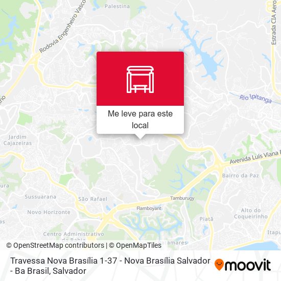 Travessa Nova Brasília 1-37 - Nova Brasília Salvador - Ba Brasil mapa