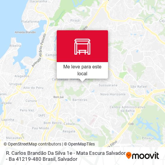 R. Carlos Brandão Da Silva 1e - Mata Escura Salvador - Ba 41219-480 Brasil mapa