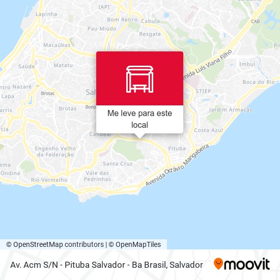 Av. Acm S / N - Pituba Salvador - Ba Brasil mapa