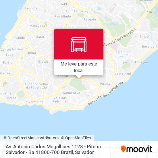 Av. Antônio Carlos Magalhães 1128 - Pituba Salvador - Ba 41800-700 Brazil mapa