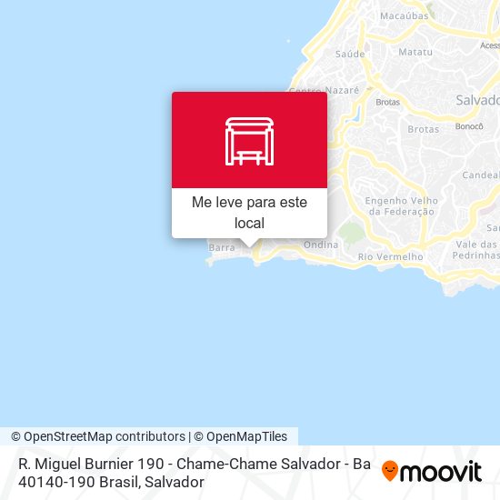 R. Miguel Burnier 190 - Chame-Chame Salvador - Ba 40140-190 Brasil mapa