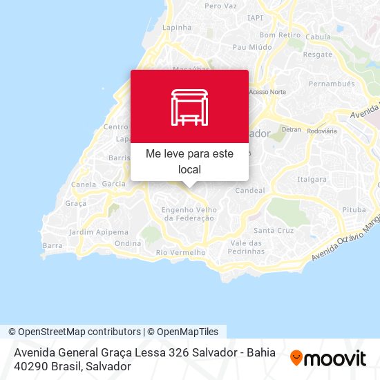 Avenida General Graça Lessa 326 Salvador - Bahia 40290 Brasil mapa