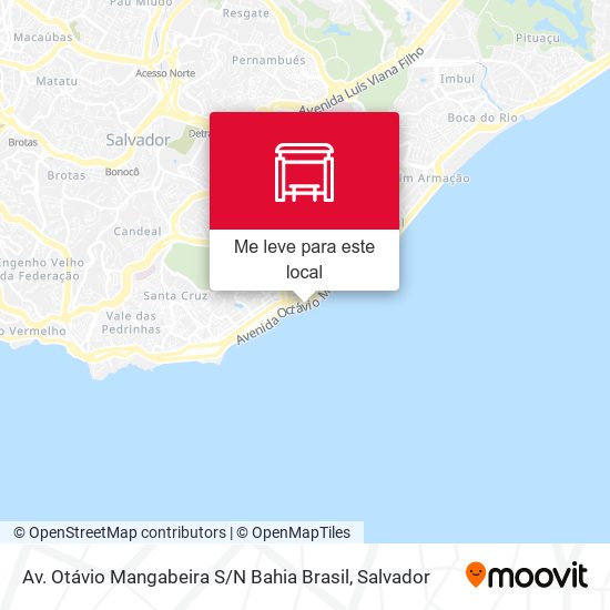 Av. Otávio Mangabeira S / N Bahia Brasil mapa