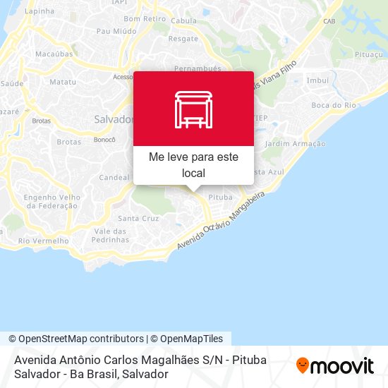 Avenida Antônio Carlos Magalhães S / N - Pituba Salvador - Ba Brasil mapa