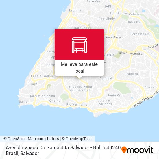 Avenida Vasco Da Gama 405 Salvador - Bahia 40240 Brasil mapa