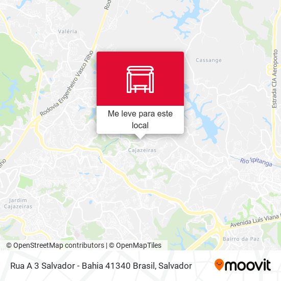 Rua A 3 Salvador - Bahia 41340 Brasil mapa
