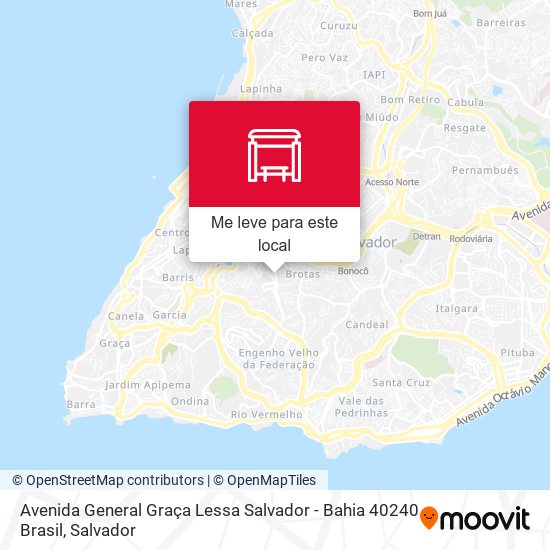 Avenida General Graça Lessa Salvador - Bahia 40240 Brasil mapa