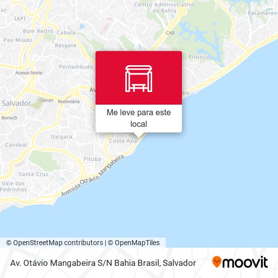 Av. Otávio Mangabeira S / N Bahia Brasil mapa