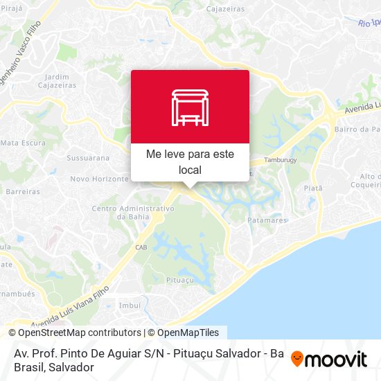 Av. Prof. Pinto De Aguiar  S / N - Pituaçu Salvador - Ba Brasil mapa