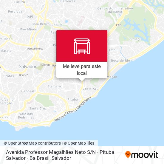 Avenida Professor Magalhães Neto S / N - Pituba Salvador - Ba Brasil mapa