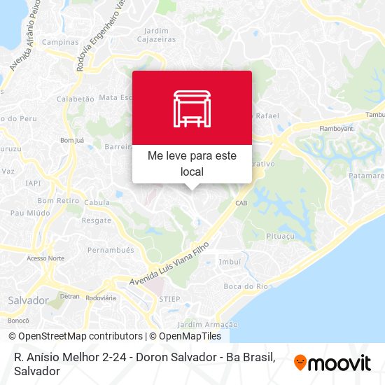 R. Anísio Melhor 2-24 - Doron Salvador - Ba Brasil mapa