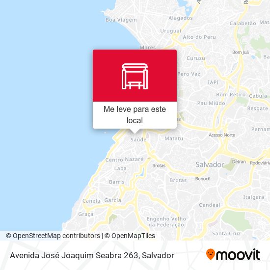 Avenida José Joaquim Seabra 263 mapa