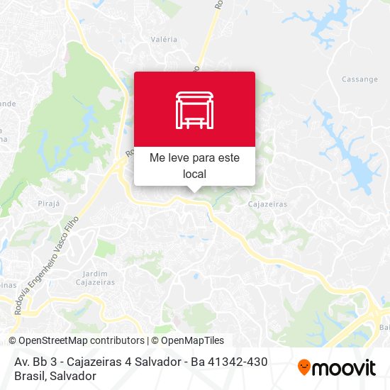 Av. Bb 3 - Cajazeiras 4 Salvador - Ba 41342-430 Brasil mapa