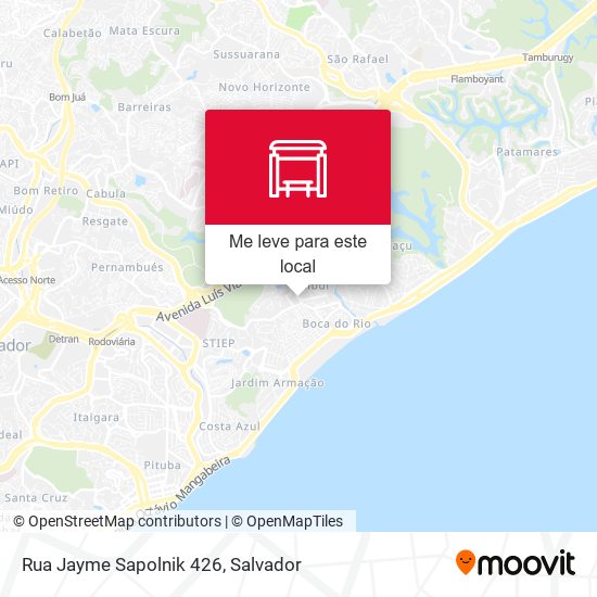 Rua Jayme Sapolnik 426 mapa