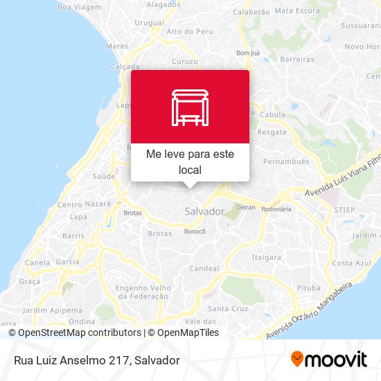 Rua Luiz Anselmo 217 mapa