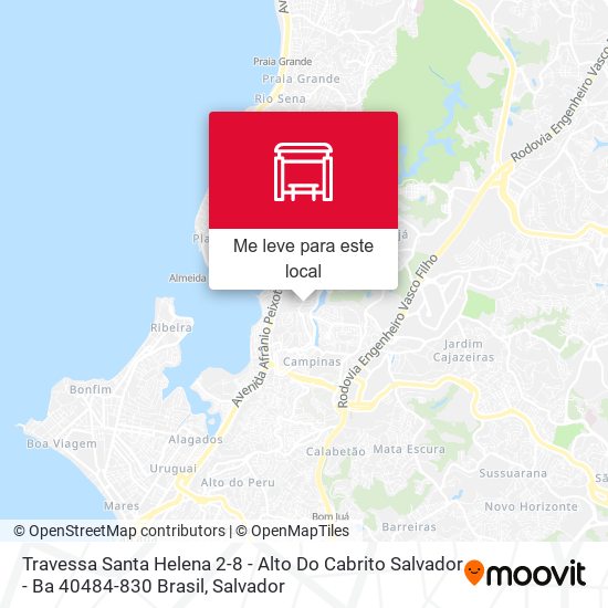 Travessa Santa Helena 2-8 - Alto Do Cabrito Salvador - Ba 40484-830 Brasil mapa