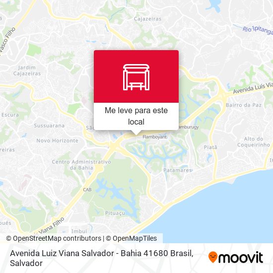 Avenida Luiz Viana Salvador - Bahia 41680 Brasil mapa