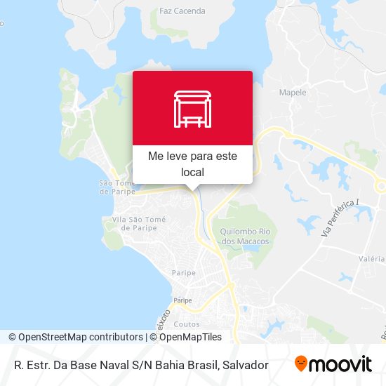 R. Estr. Da Base Naval S / N Bahia Brasil mapa