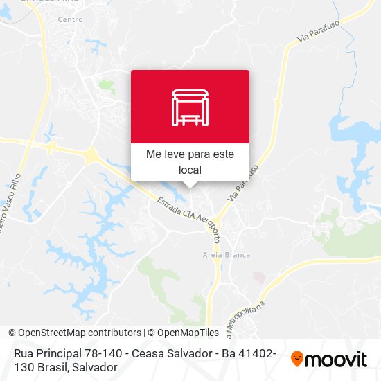 Rua Principal 78-140 - Ceasa Salvador - Ba 41402-130 Brasil mapa