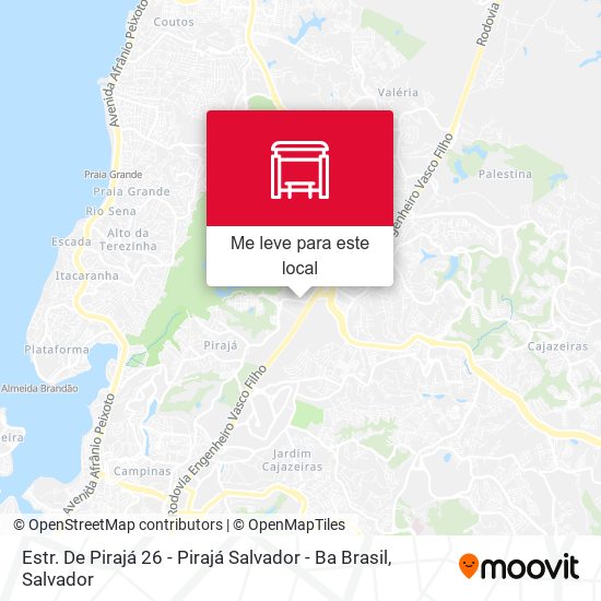 Estr. De Pirajá 26 - Pirajá Salvador - Ba Brasil mapa
