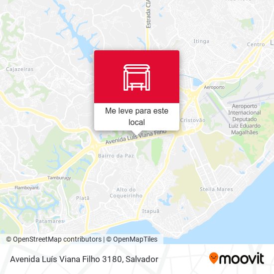 Avenida Luís Viana Filho 3180 mapa