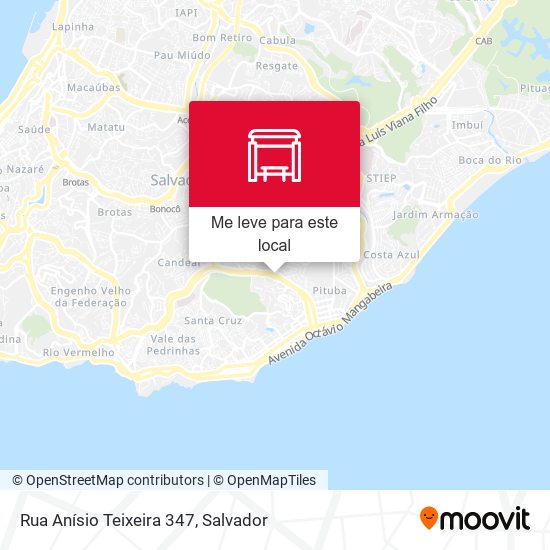 Rua Anísio Teixeira 347 mapa
