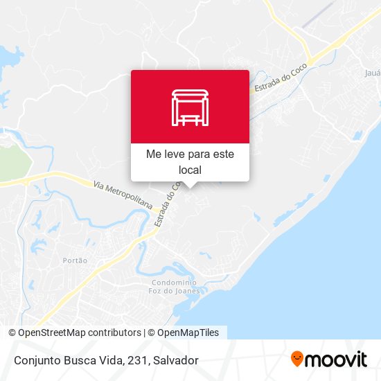 Conjunto Busca Vida, 231 mapa