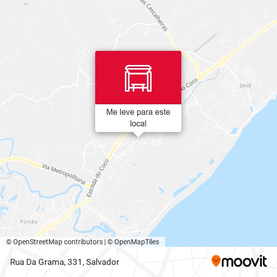 Rua Da Grama, 331 mapa