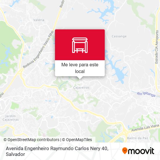 Avenida Engenheiro Raymundo Carlos Nery 40 mapa