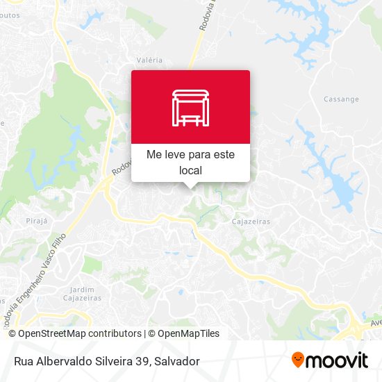Rua Albervaldo Silveira 39 mapa