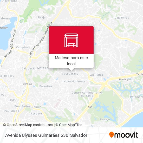 Avenida Ulysses Guimarães 630 mapa