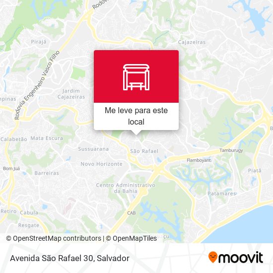 Avenida São Rafael 30 mapa