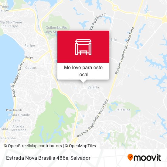 Estrada Nova Brasília 486e mapa