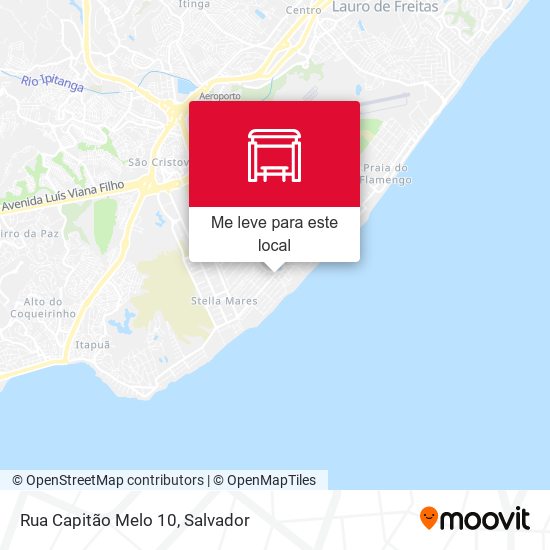 Rua Capitão Melo 10 mapa