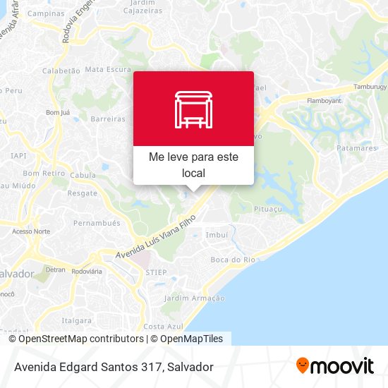 Avenida Edgard Santos 317 mapa