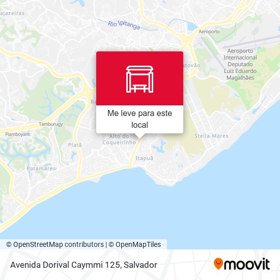 Avenida Dorival Caymmi 125 mapa