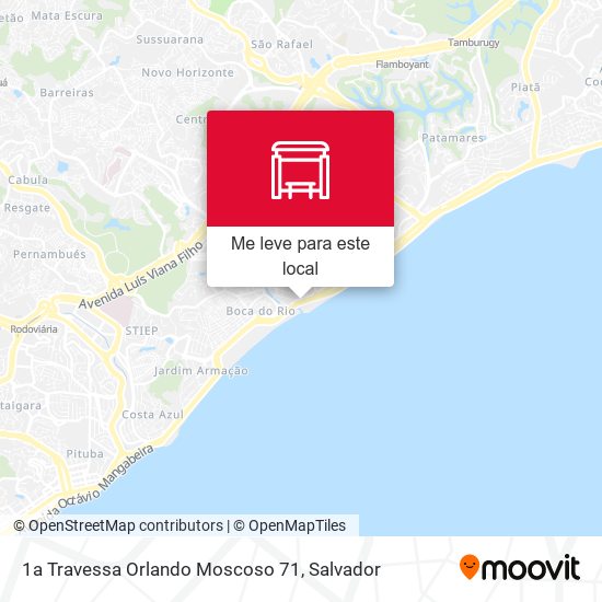 1a Travessa Orlando Moscoso 71 mapa